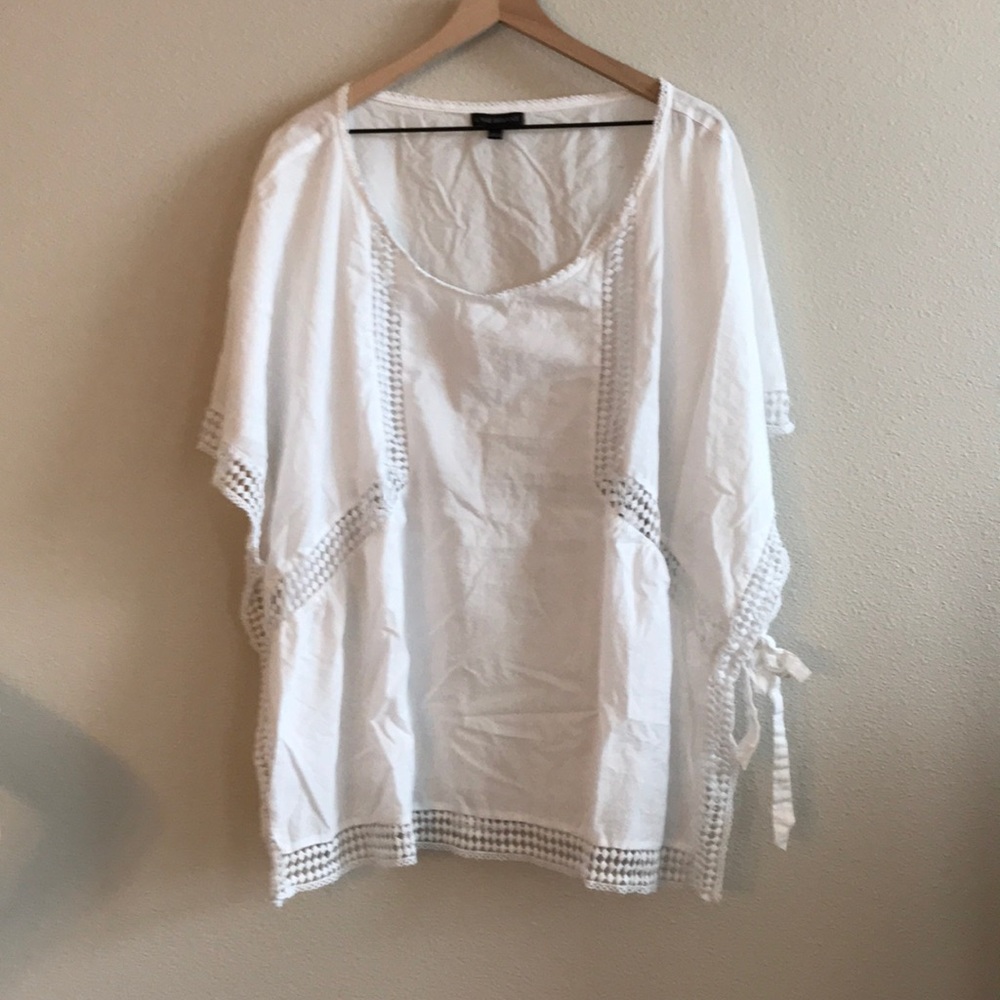 Lane Bryant Tie Side top